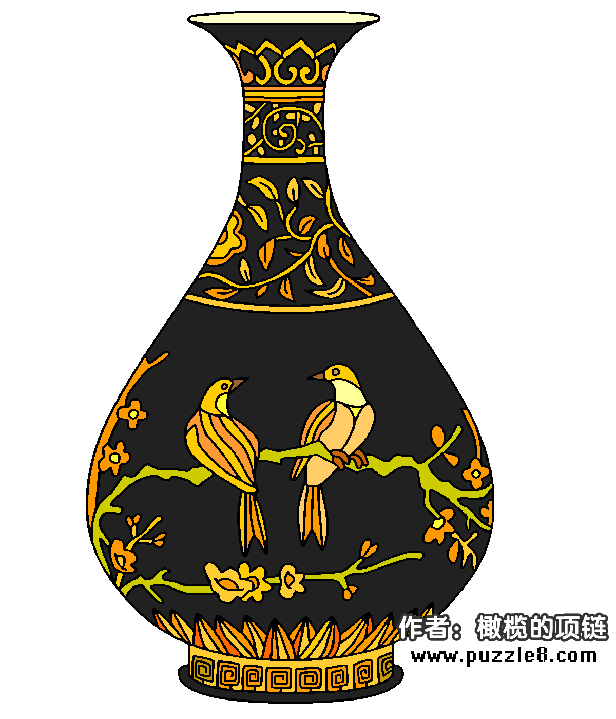花瓶的网友填色作品