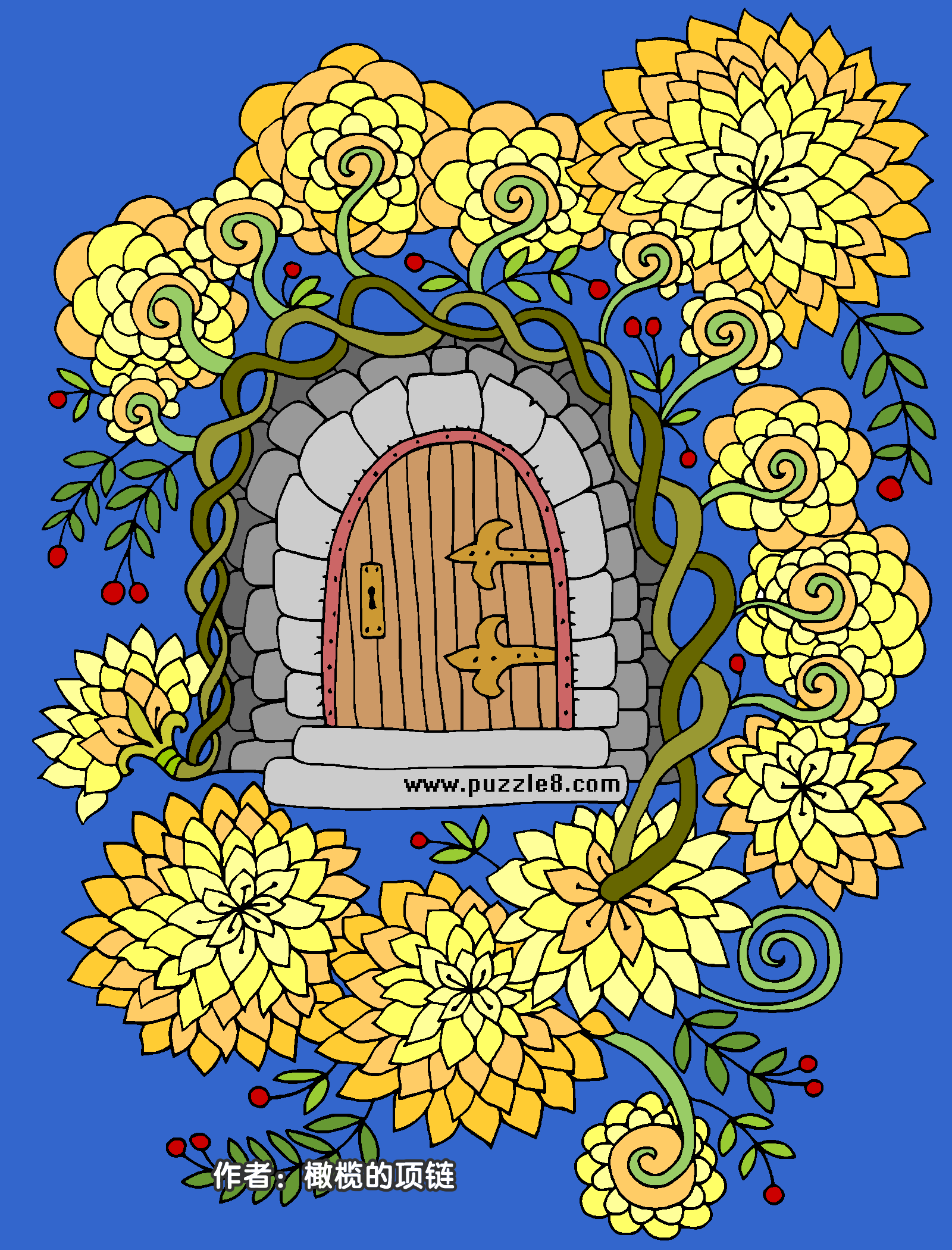 画窗的网友填色作品