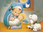 玛利亚与圣婴的拼图游戏