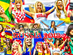 世界杯美女球迷的拼图游戏