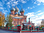 俄罗斯教堂的拼图游戏